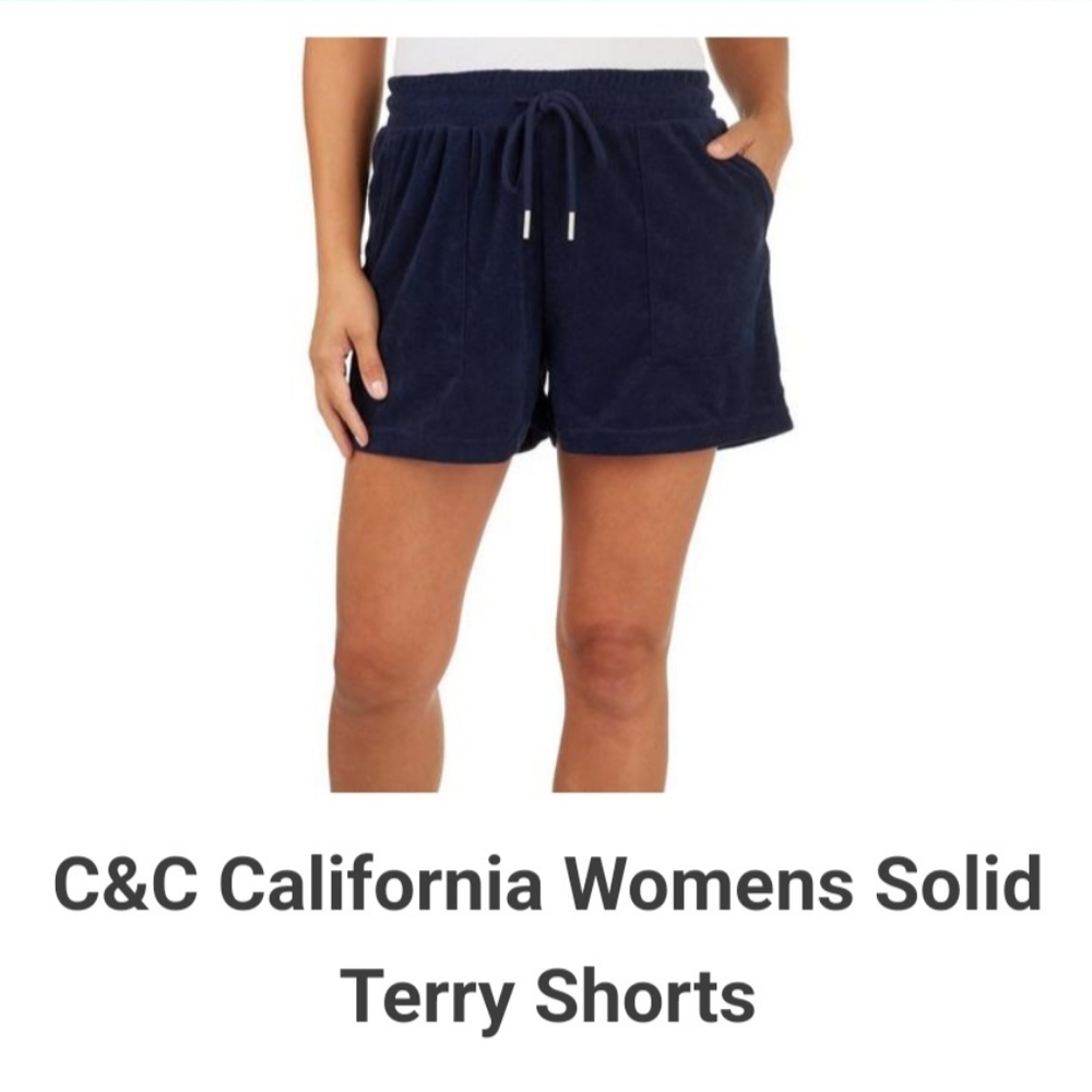 C&C California Womens Terry Cloth Shorts
